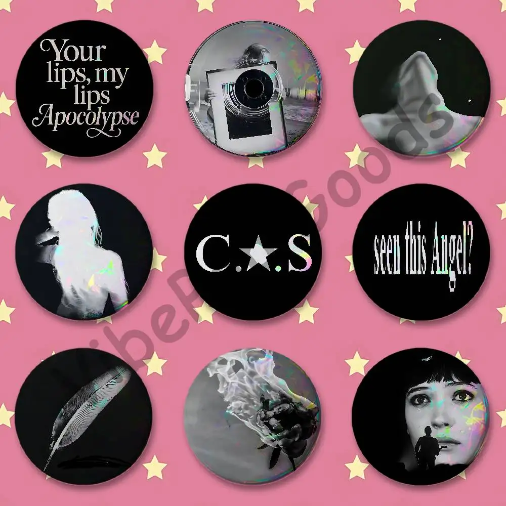 C-CAS C-Cigarettes A-After S-Sex Badges 25 32 44 58 75 mm Round Customizable Wholesale Fan goods Self-made fan freebies