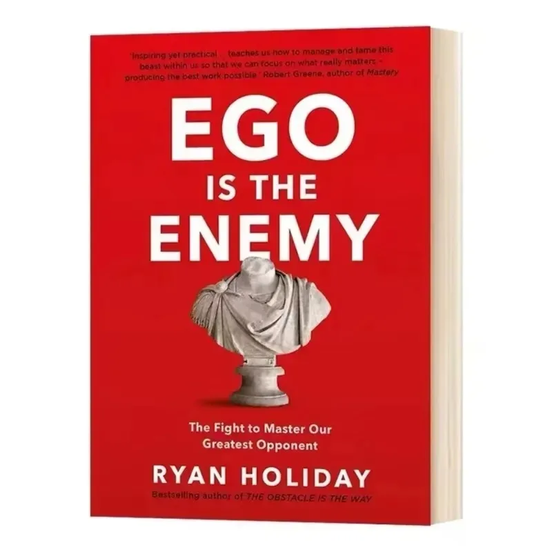 EGO IS THE ENEMY By Ryan Holiday Paperback Novel #1 New York Times Bestseller Book libros english books books book philosophy