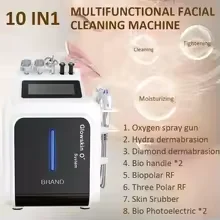 

10-in-1 Blackhead Remover Multi-functional Beauty Device High Quality Skin Cleansing with Bio RF Cavitation Vacuum Dermabrasion
