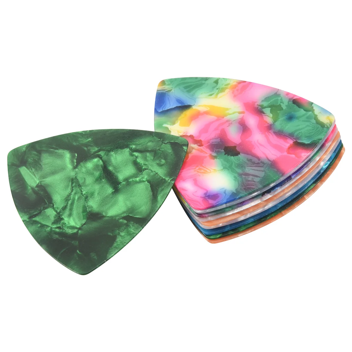 10Pcs Acoustic/ Plectrums 0.46Mm---Assorted Color