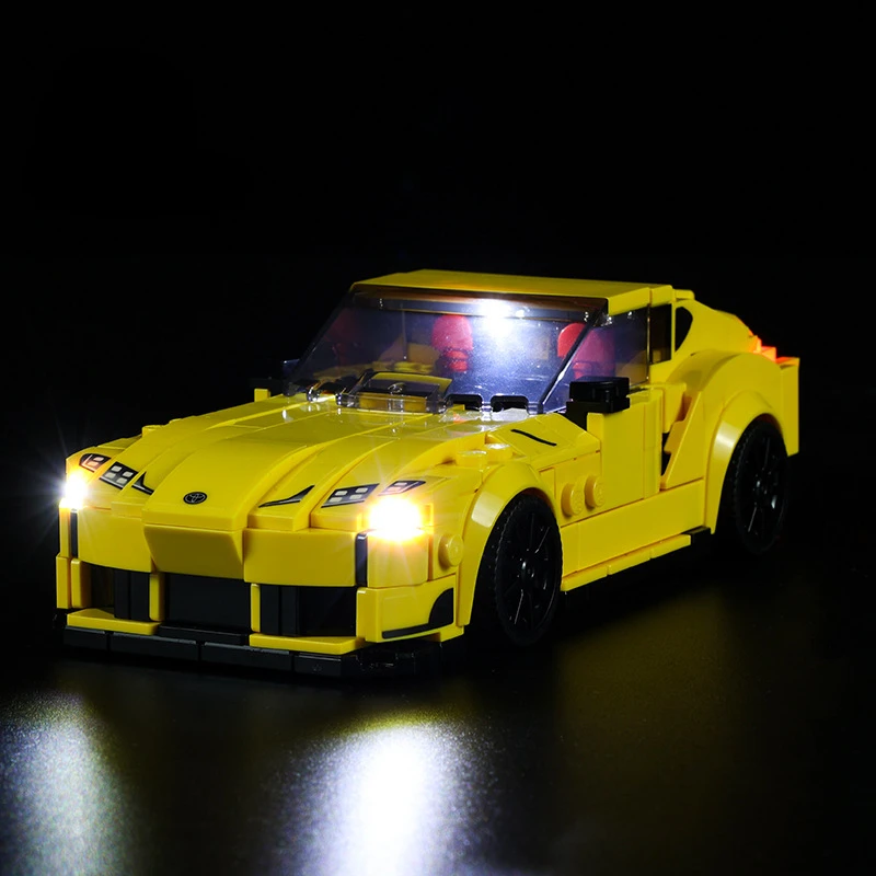 No Building Blocks Lampada di illuminazione per Toyota GR Supra 76901 Giocattoli fai da te Solo regalo Set di illuminazione