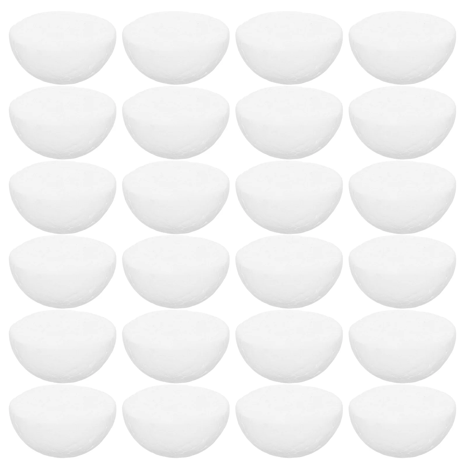 

200 pcs 3Cm Foam Half Balls White Craft Material For Diy Christmas Decoration Art Project Supplies Floral Foam Semicircle
