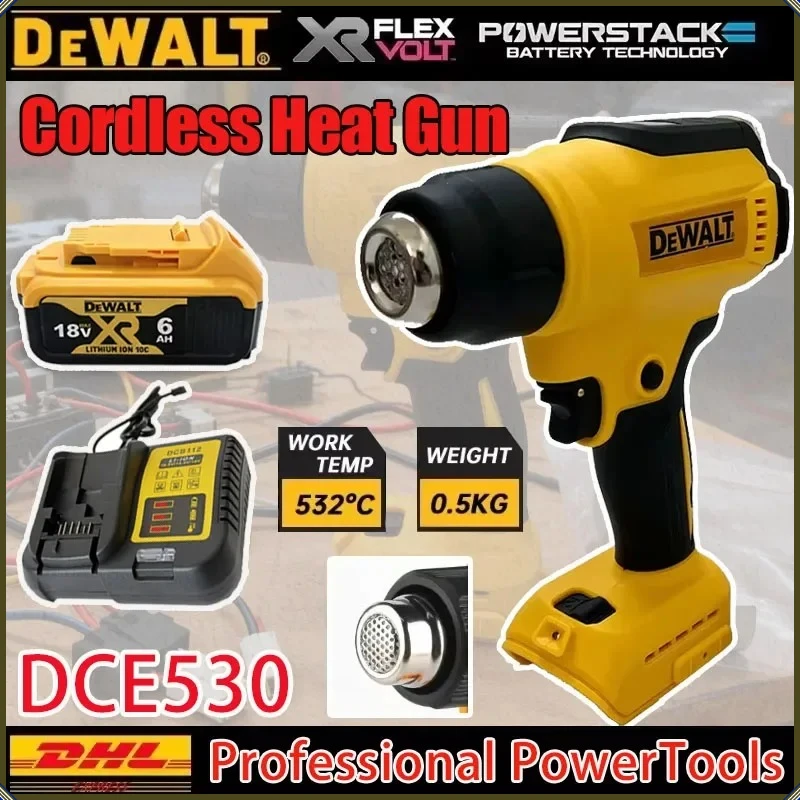 

DEWALT DCE530 Cordless Heat Gun High Power Thermal Blower for Welding And Heat Shrink Wrapping Compatible Power Tool