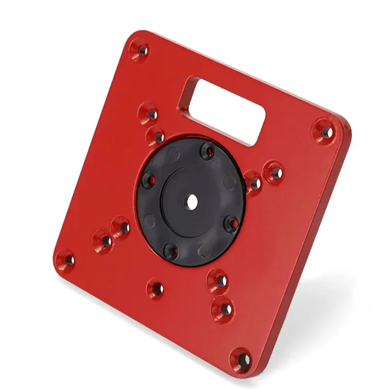 ABFS Multifunctional Router For Table Insert Plate-For Woodworking For Table Saws& Wood Plate Machines Includes 4 Cover Plates