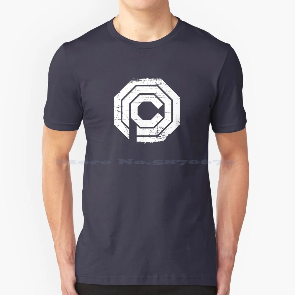 Ocp Logo From T Shirt 100% Cotton Tee Retro Science Fiction Computer Sci Fi Future Robots 90s Scifi Cyborg Endoskeleton Film