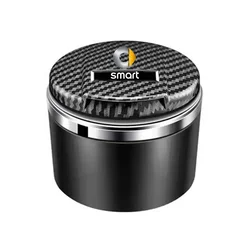 Car LED Ashtray Garbage Coin Storage Cup Container Car Supplie for smart fortwo forfour 450 453 451 450 Car Accessories