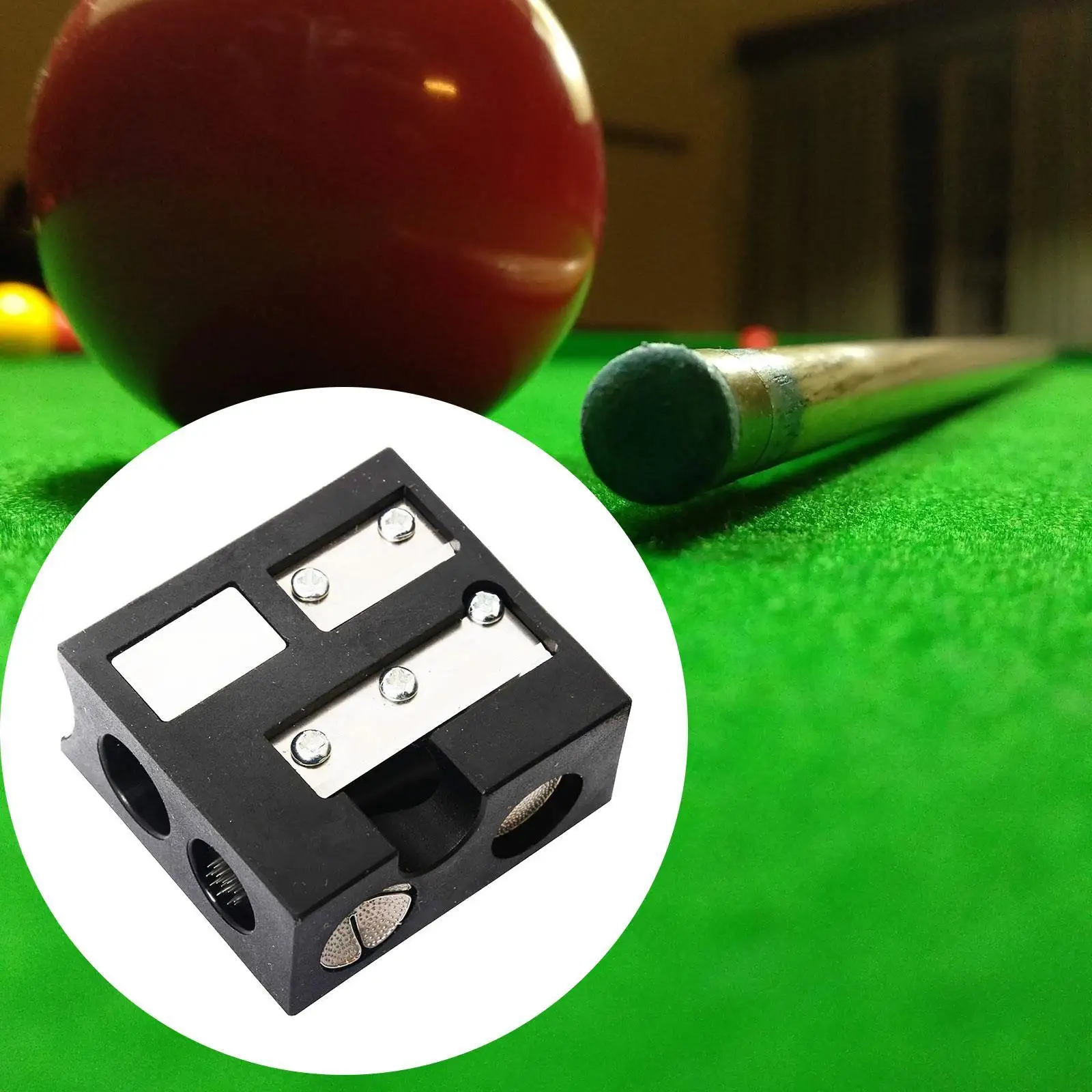 Billiard Cue Tip Shaper Aerator Polisher Scuffer Parts for Snooker Pool Cue Repair and Maintenance