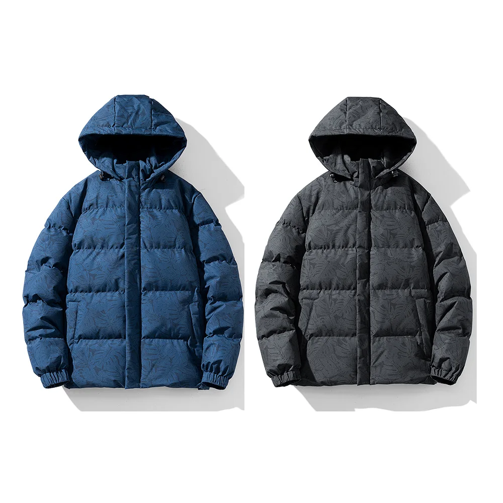 

Высококачественный мужской пуховик, толстая теплая, зимняя парка с хлопковой подкладкой, свободный спортивный пуховик большого размера