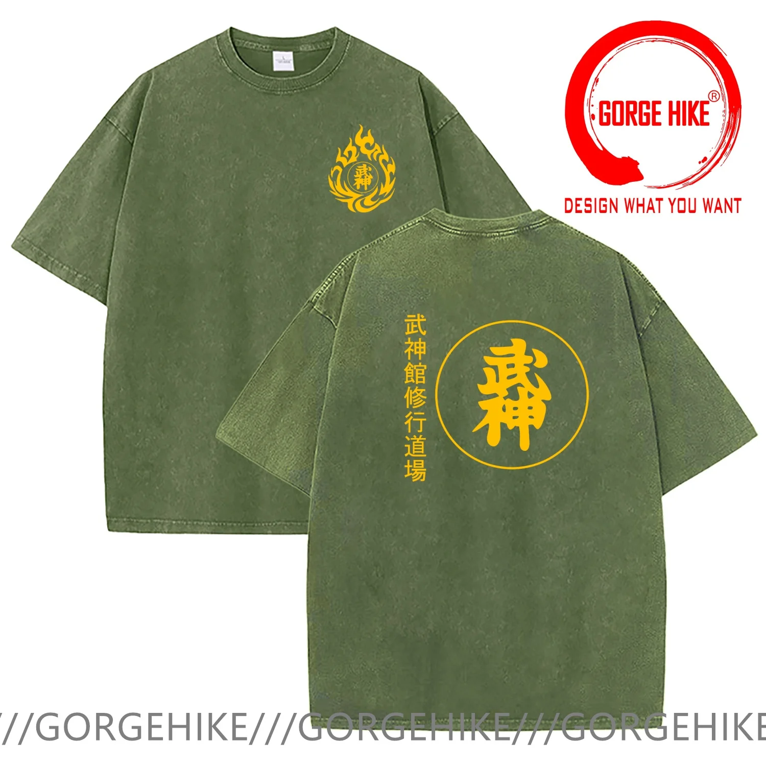 Vintage Washed Cotton T-Shirt Funny Designer ninjutsu ninja bujinkan T Shirt Men Fashion Trendy Casual Clothing Stylish Tops Tee
