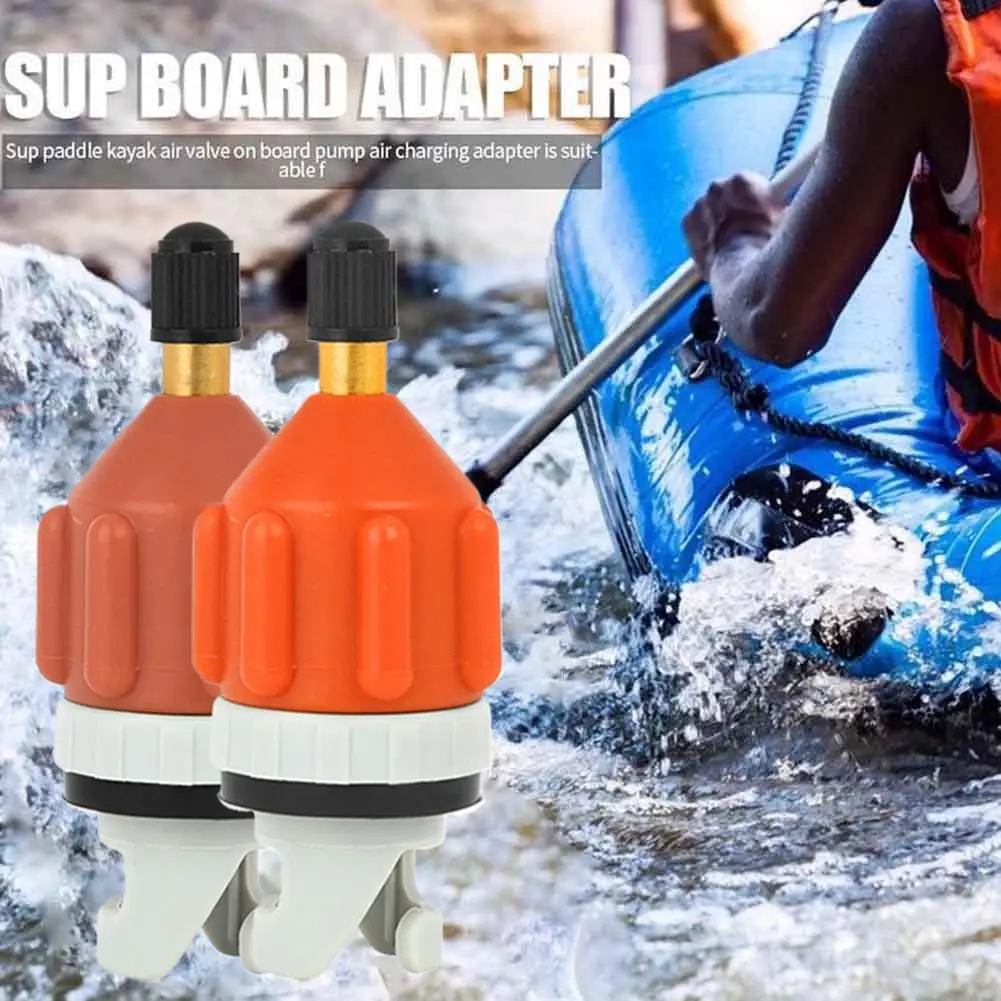 Surfboard Pump Adapter Inflatable Stand Up Paddle Board Rubber Boat Kayak Valve Tire Compressor Converter Surfing Nozzle