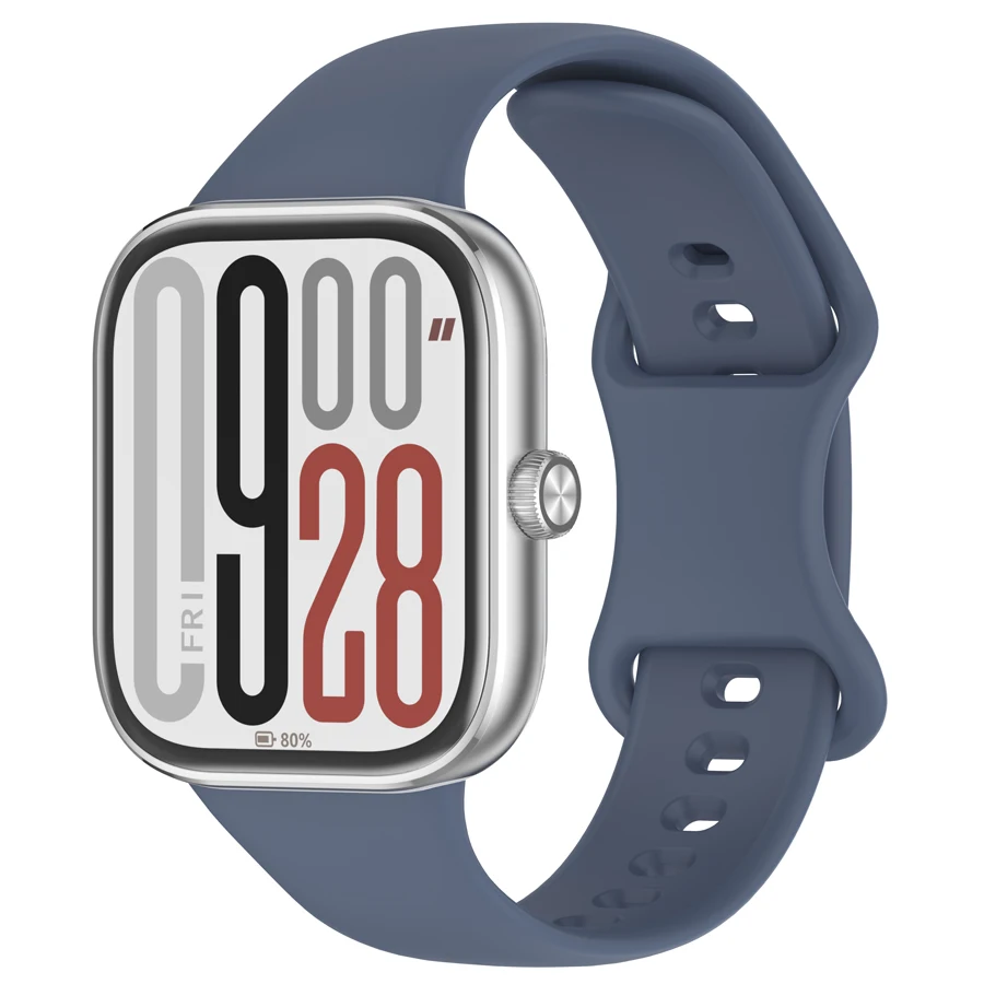 Siliconen bandje voor Redmi Watch 4 5 6 vervangende polsband armband voor Xiaomi Band 10 Pro/9 Pro/8 Pro horlogeband