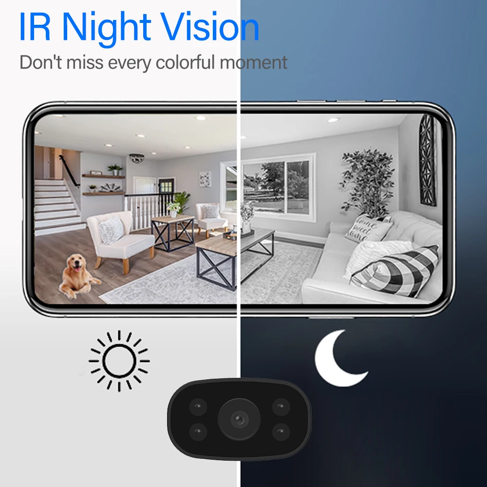 Mini Wireless WiFi Camera Super Small Home security Camera Remote Monitor Pet camera Nanny camera, Motion detection