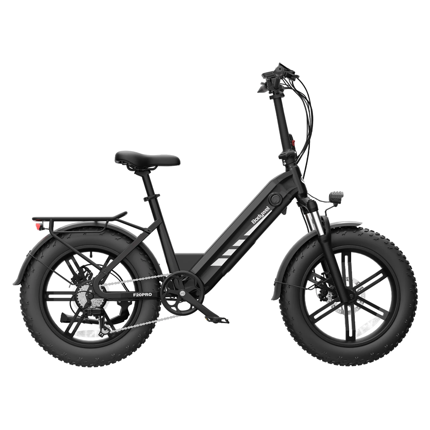 Bodywel F20 Pro Erwachsenen-Elektrofahrrad E-Bike 48V18AH Akku 20 Zoll Reifen Schneemobil E-Bike – Detail 15