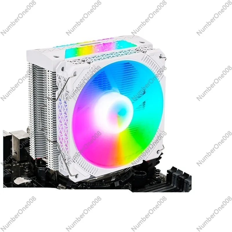 

Радиатор процессора Настольный компьютер Четыре медных трубки Охлаждающий вентилятор настольного компьютера Бесшумный