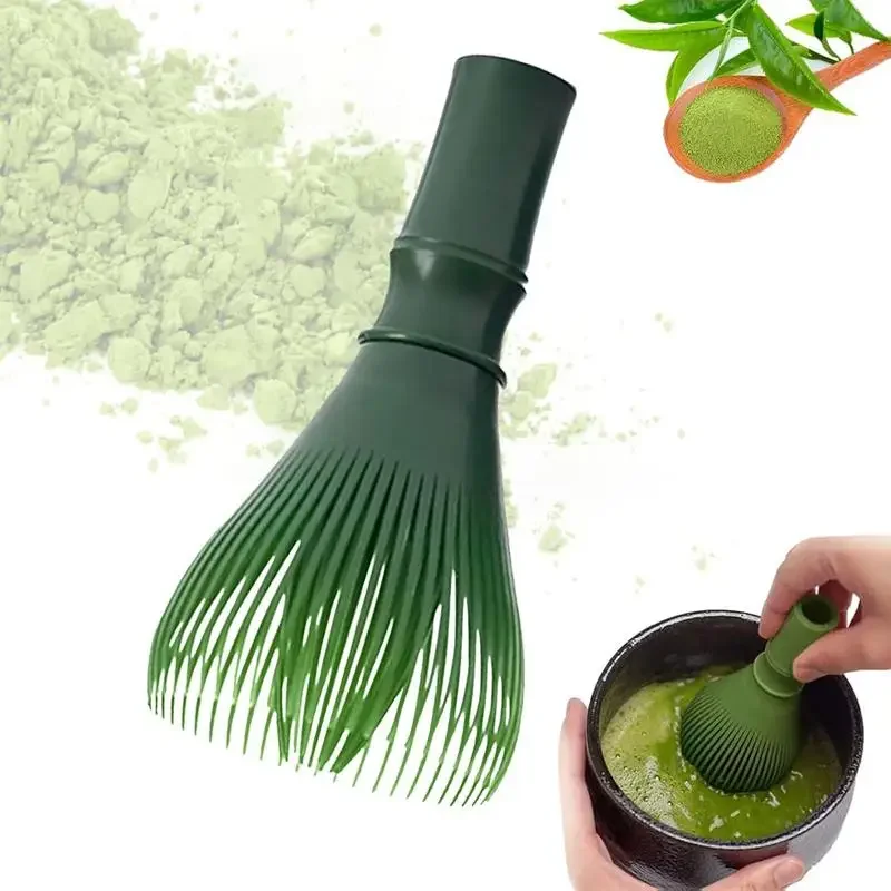 Matcha Green Tea Brushes Traditional Matcha Whisk Reusable Resin Matcha Whisk Chasen Dishwasher Safe Matcha Stirrer