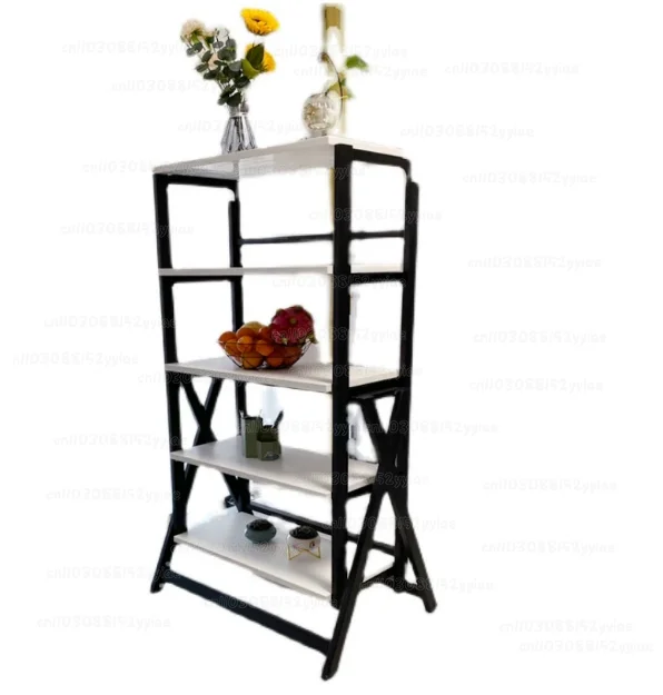 Folding Deformation Dining Table Small Apartment Multifunctional Rack Foldable Rotary Mobile Multifunctional Flower Rack