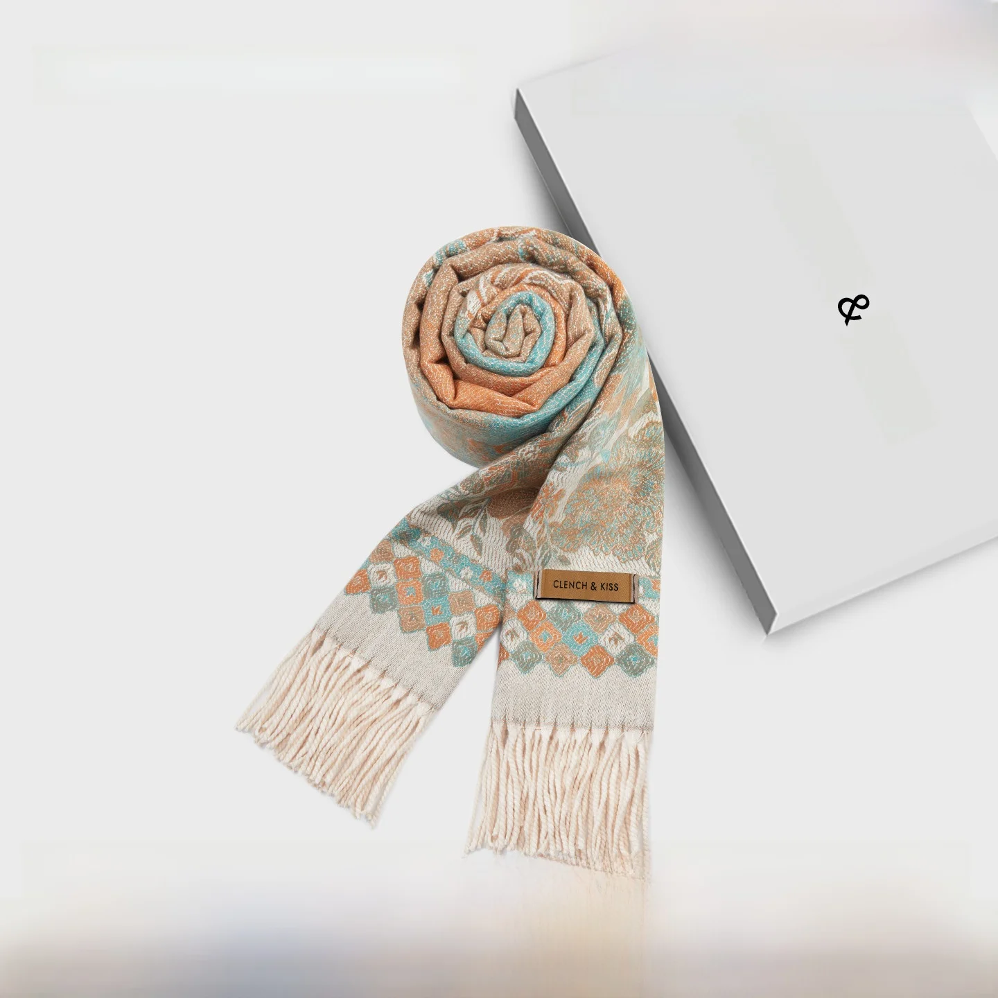 clench-kiss-thiened-Echarpe-d'hiver-pouf-pour-femme-n-sle-vetements-d'exterieur-chauds-motif-floral-vegetal-dedouable-pour-les-jeunes-et