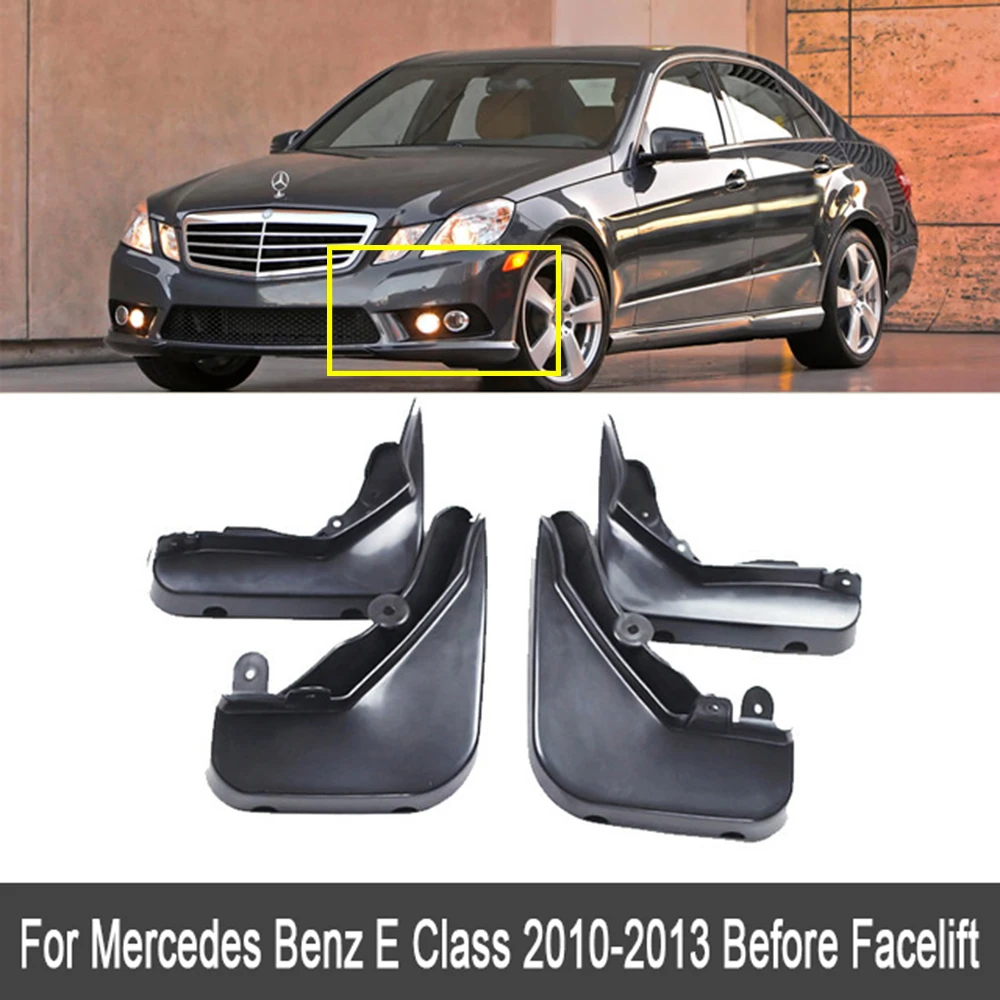 for Mercedes Benz E Class W212 2010 2011 2012 2013 2014 2015 2016 Mud Flaps Mudguards Splash Guards Fender Flare Car Accessories