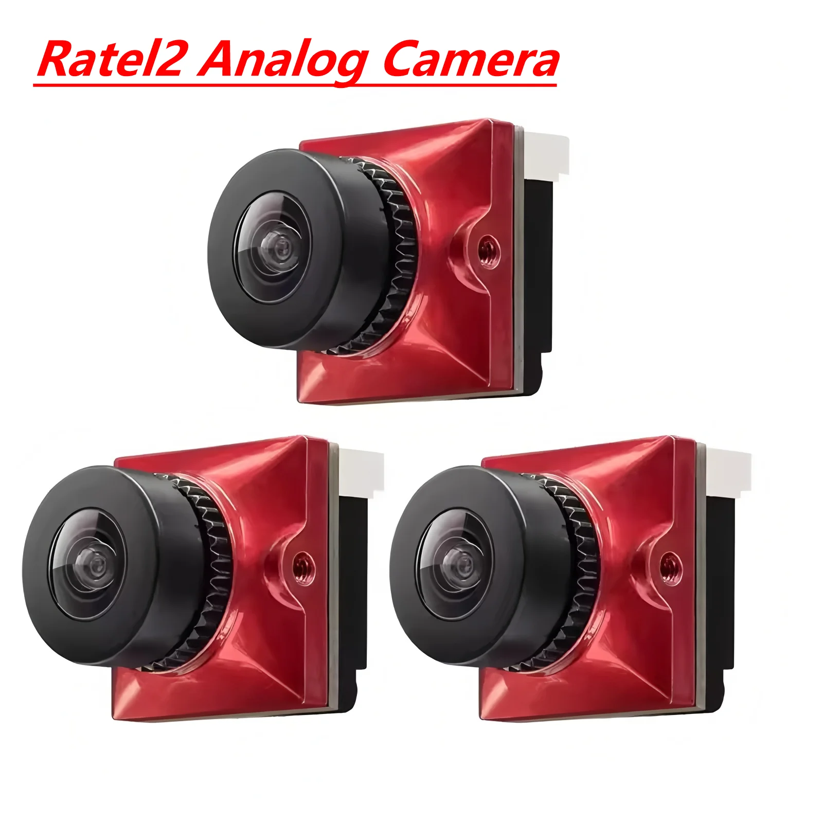 

2pcs Caddx Ratel 2 V2 FPV Camera Ratel2 2.1mm Lens 16:9/4:3 NTSC/PAL Switchable 19*19mm Super WDR for FPV Racing Drone
