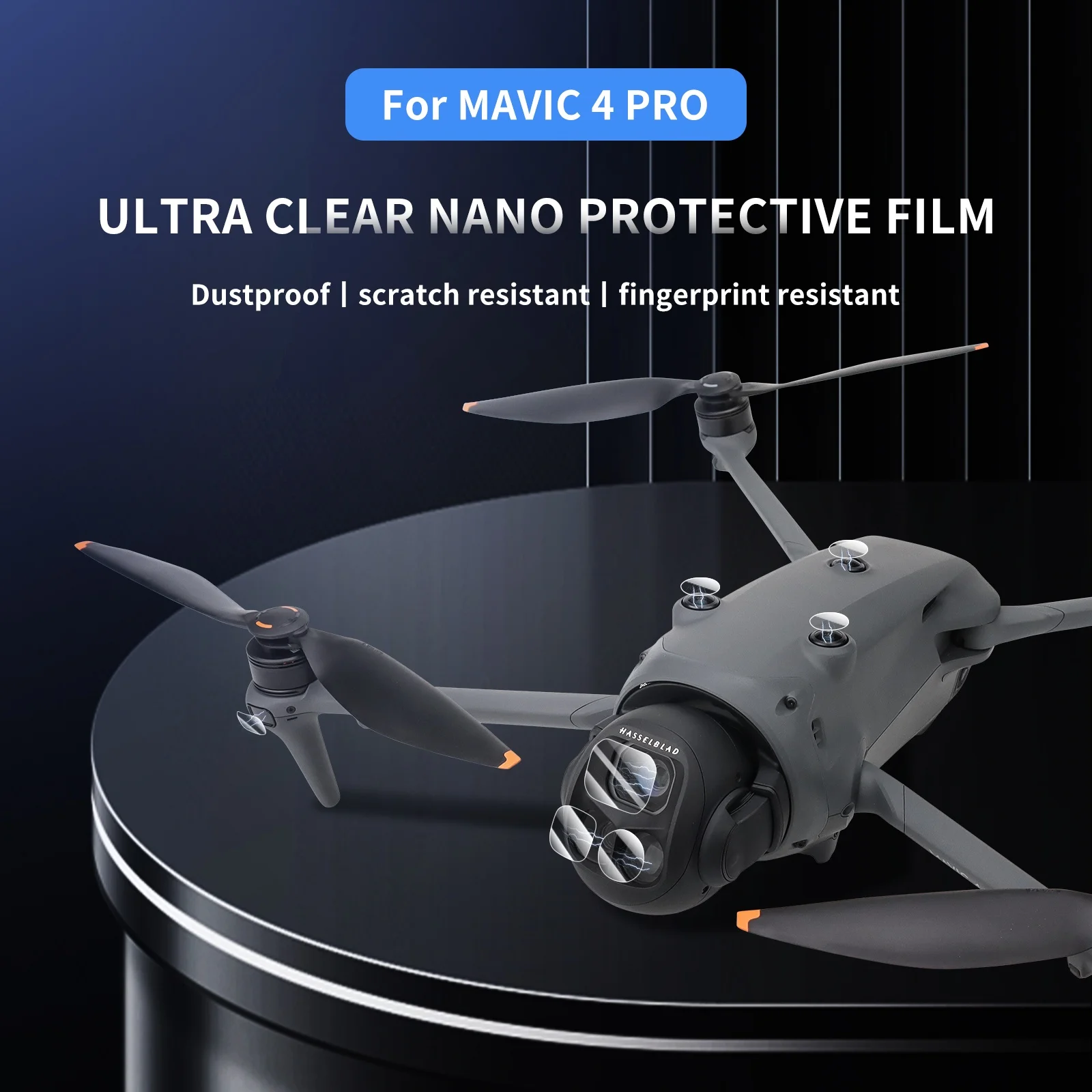

​Lens Sensor Nano Film for DJI Mavic 4Pro Anti-scratch Anti-fingerprint Protection Film Drone Accessories