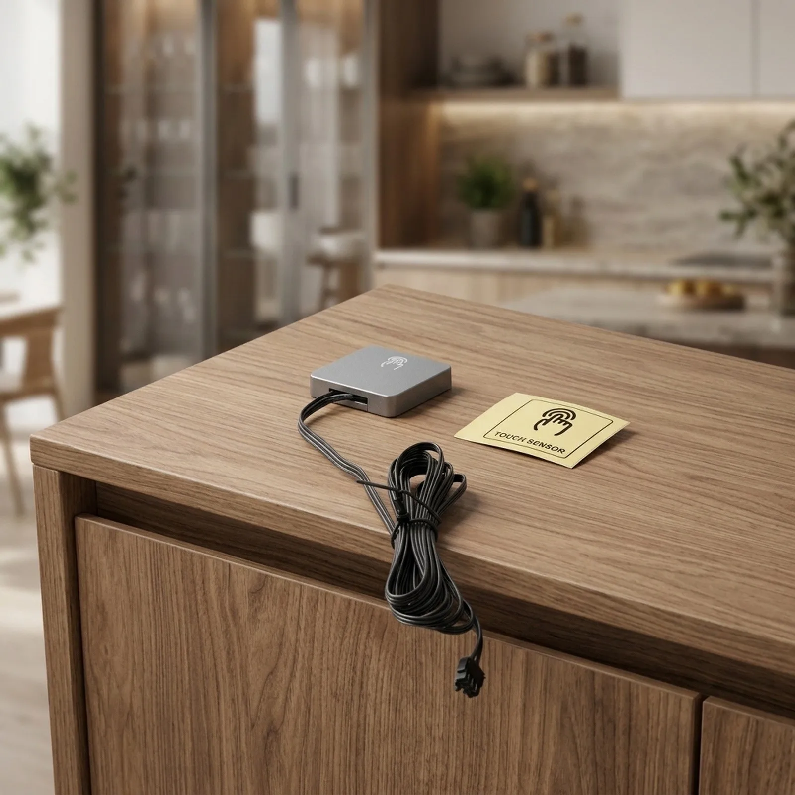 for Furniture Lighting 12V 24V Cabinet Light Hand Wave Sensor Switch Touch Sensor Technology Abs Material Compact Size