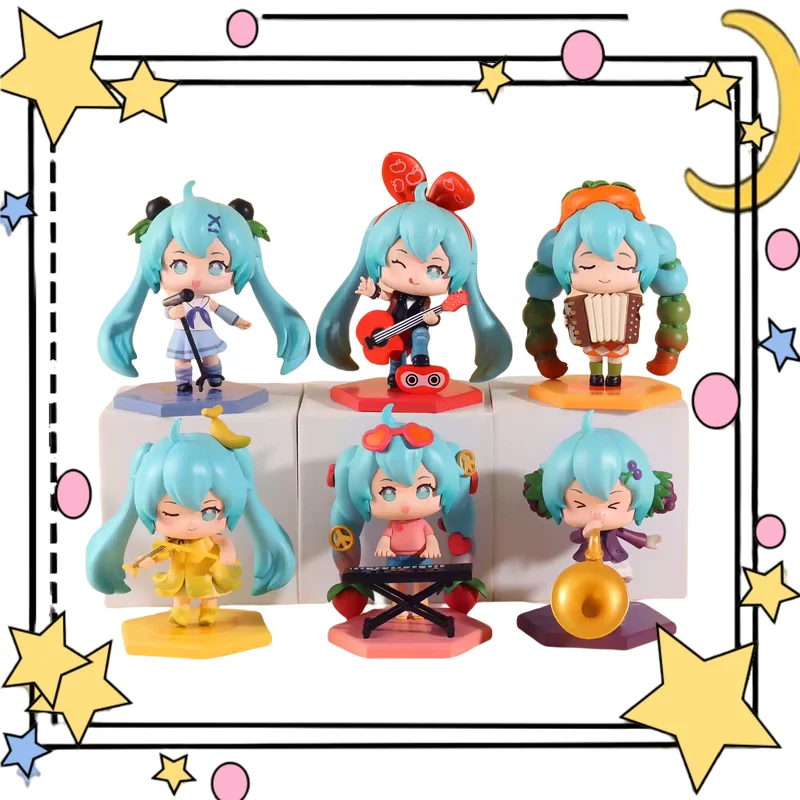 Miku Anime Figure Assembly Dolls Around Dolls Girls Cute Anime Blind Box Birthday Gift Fashion Doll Decor Girl Cute Surprise