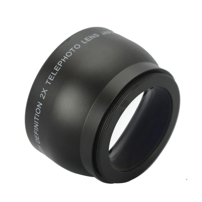 58mm 2X teleobiektyw teleobiektyw do Canon Nikon Sony Pentax 18-55mm
