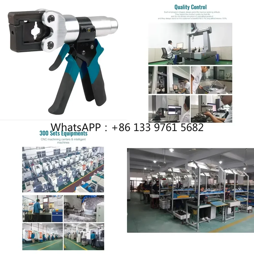 WSQ HT-180 Flip Style Head Rotates 180° with Safety Valve Inside to Avoid Overload Hand Operated, Portable, Compact