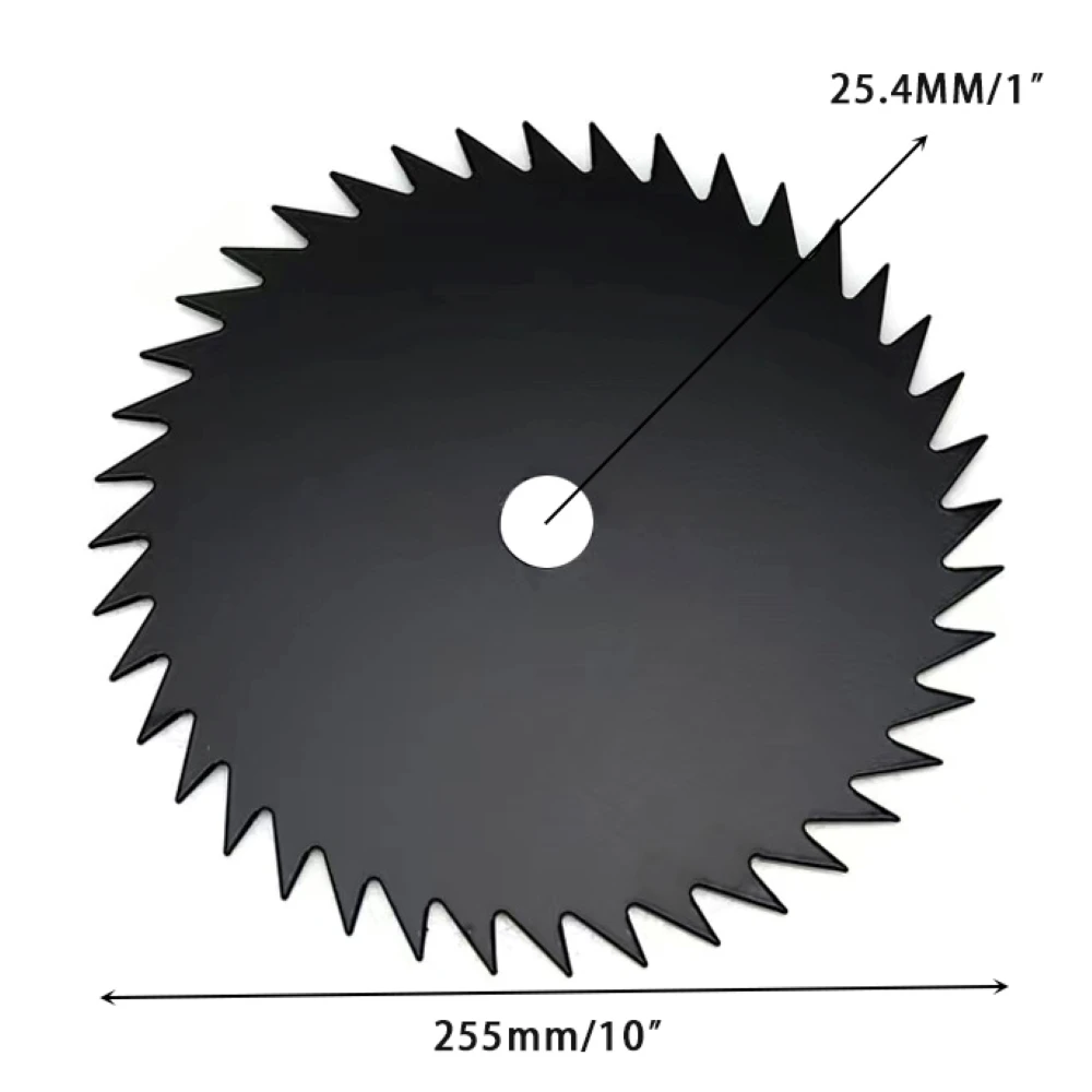 Imagem -04 - Lusqi-round Alloy Grass Trimmer Blade Trimmer Blade para Cortar Grama Gramado 40 Dentes 1pc