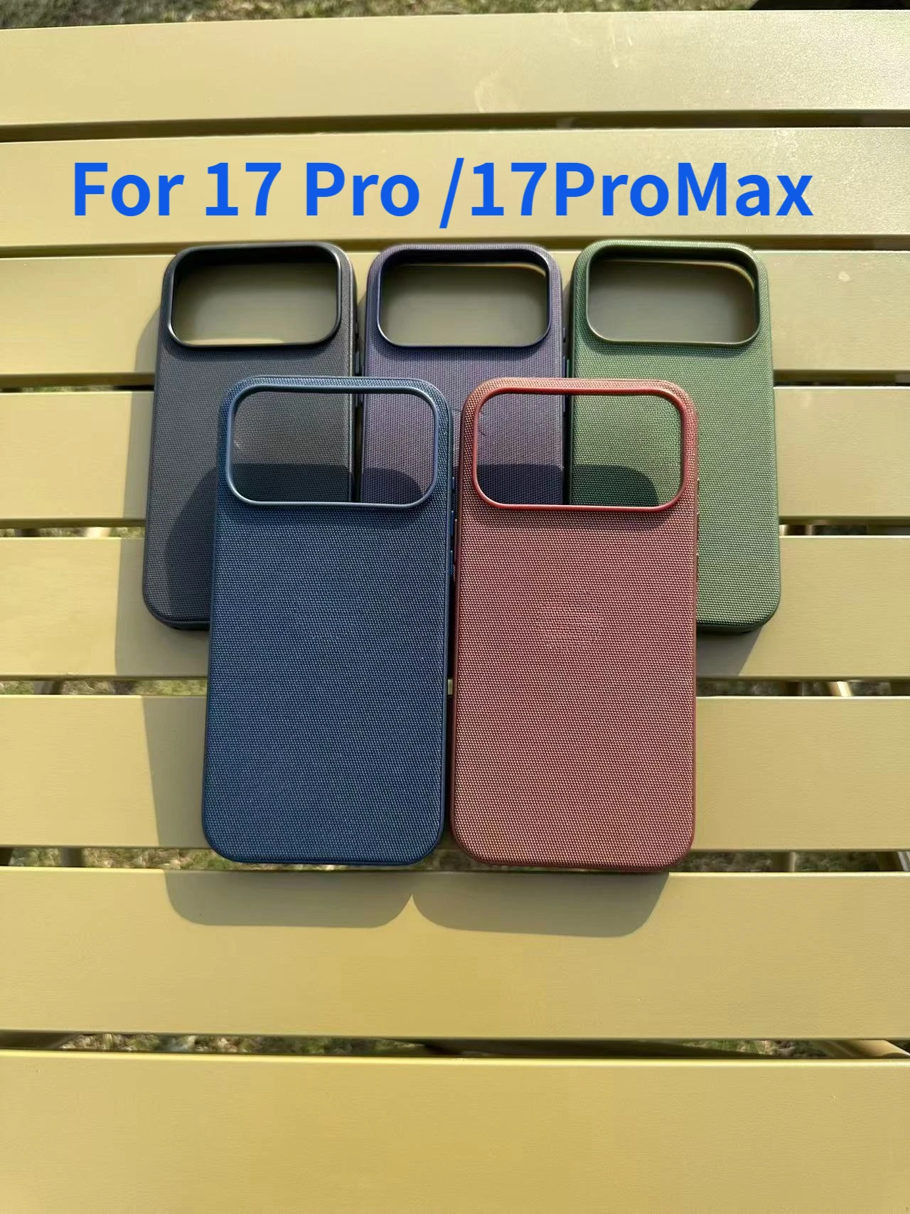 Original high-quality technology woven phone case for iPhone 17 Pro Max, suitable for MagSafe with camera button 17Pro case