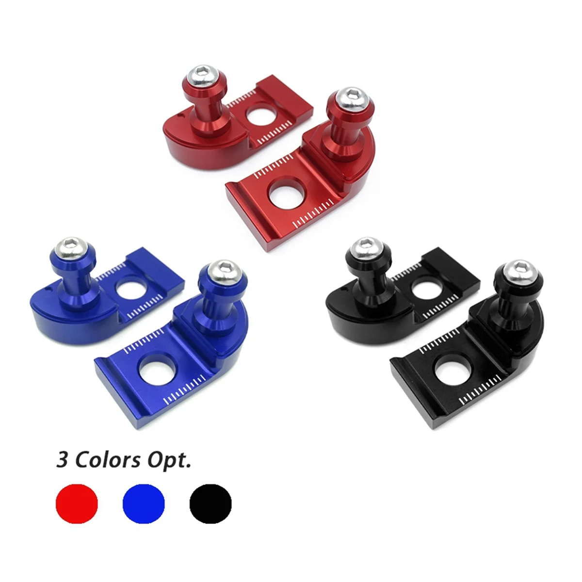 Motorcycle Swingarm Stand Pick Up Chain Adjuster Blocks for Yamaha Tenere 700 XTZ 700 2019-2024 XSR 900 2016-2021 Black