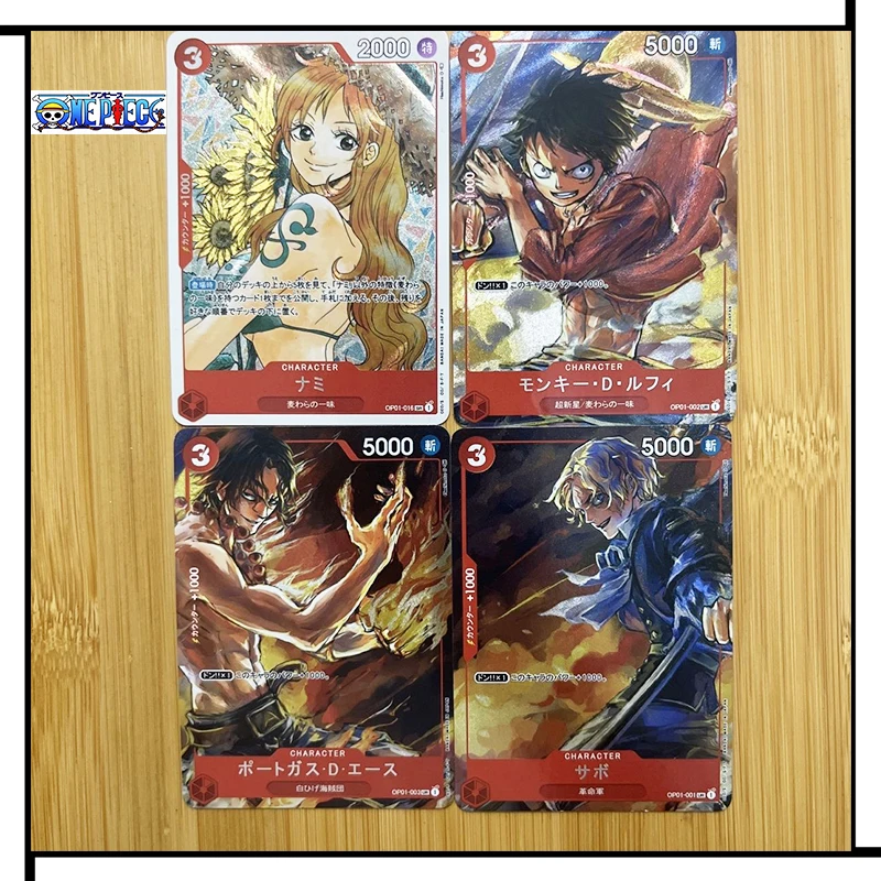 ONE PIECE OPCG op02-54pcs series Collection card Borsalino Portgas D Ace Anime characters Flash card Cartoon toy Christmas gift