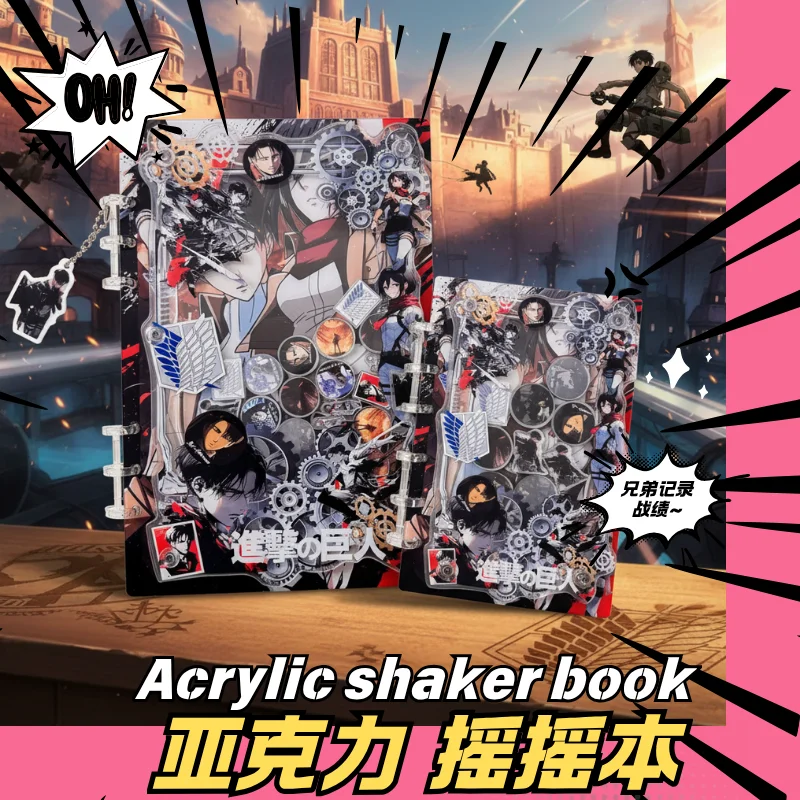 

AcrylicShake Book A5A7 Chasing Giants Creative Stationery Writing Shorthand Handbook Loose-leaf Book Friends Fashion Kawaii Gift