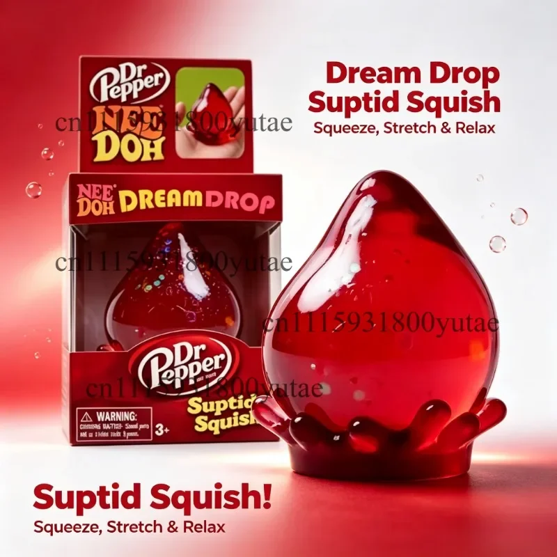 New Needoh Dreamy Water Drop Marbled Cube Malt Sugar Squish Toy Soft Squeeze Anxiety Relief Fidget Toy For Adults Surprise Gift
