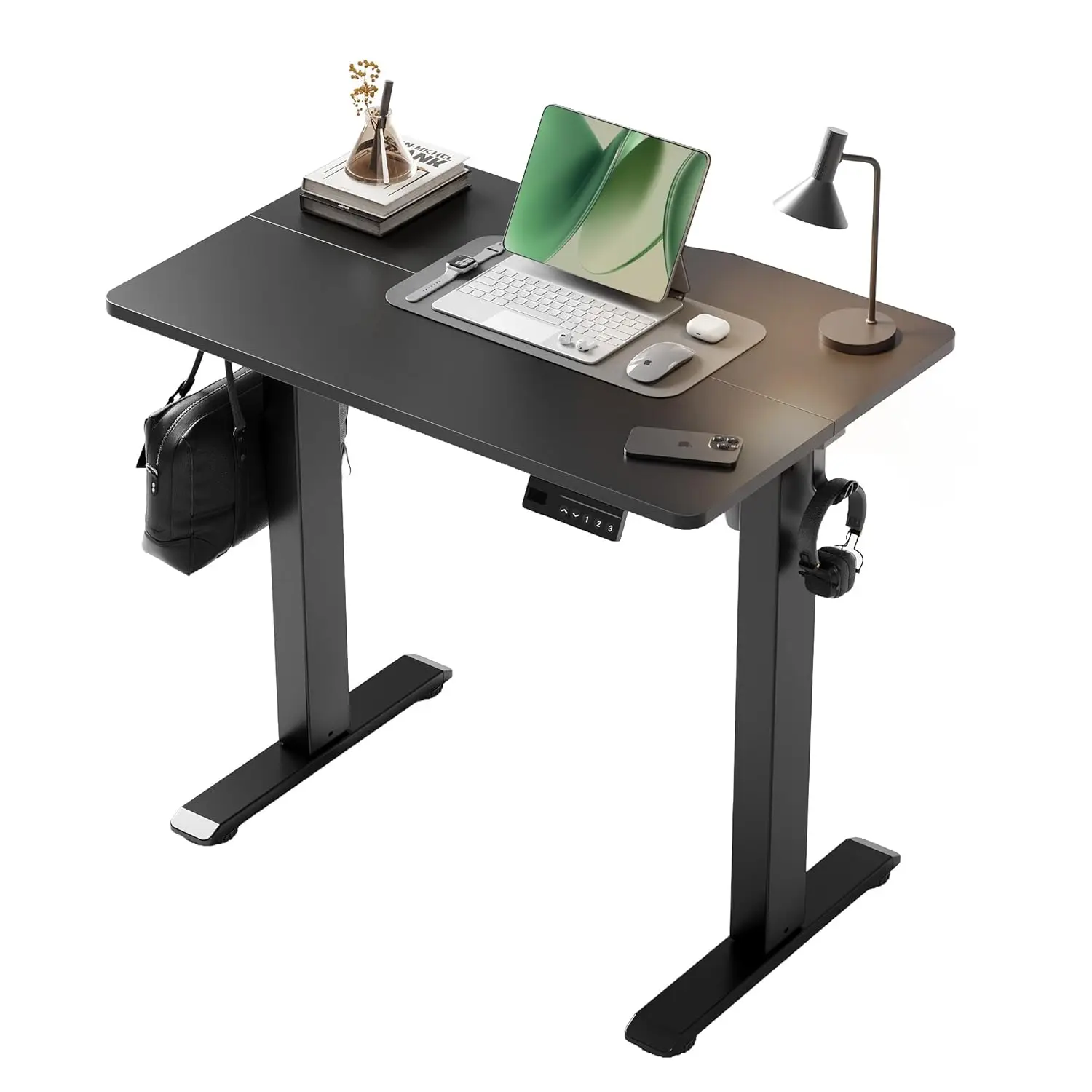 

32" Electric Standing Desk Adjustable Height Memory Presets Cable Management Home Office, Customized