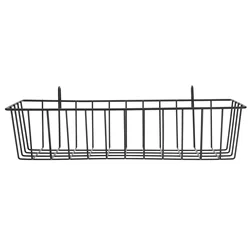 Organizing Iron Hanging Basket Storage Bin Bathroom Kitchen Shelf Shopping Stacking Bins