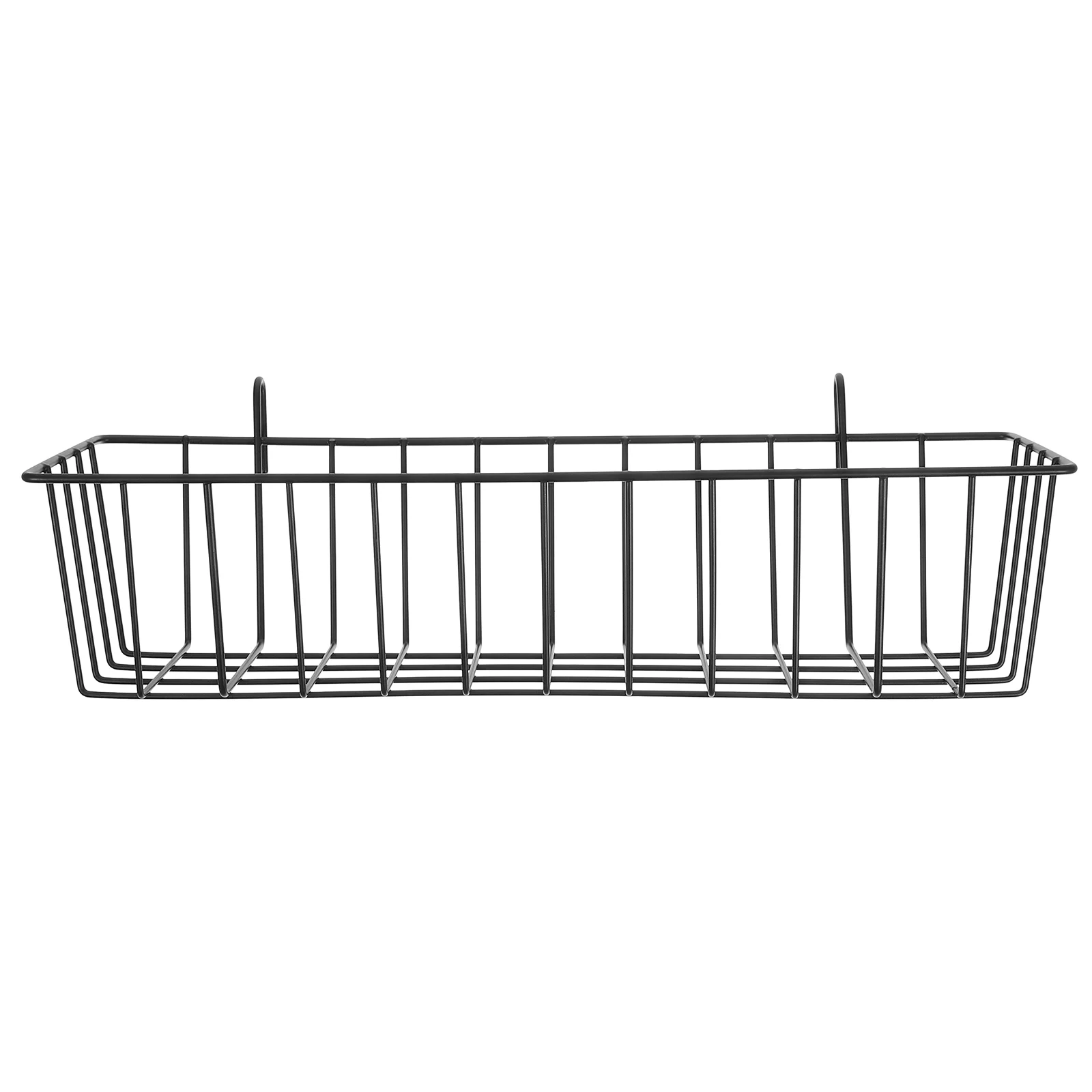 Organizing Iron Hanging Basket Storage Bin Bathroom Kitchen Shelf Shopping Stacking Bins