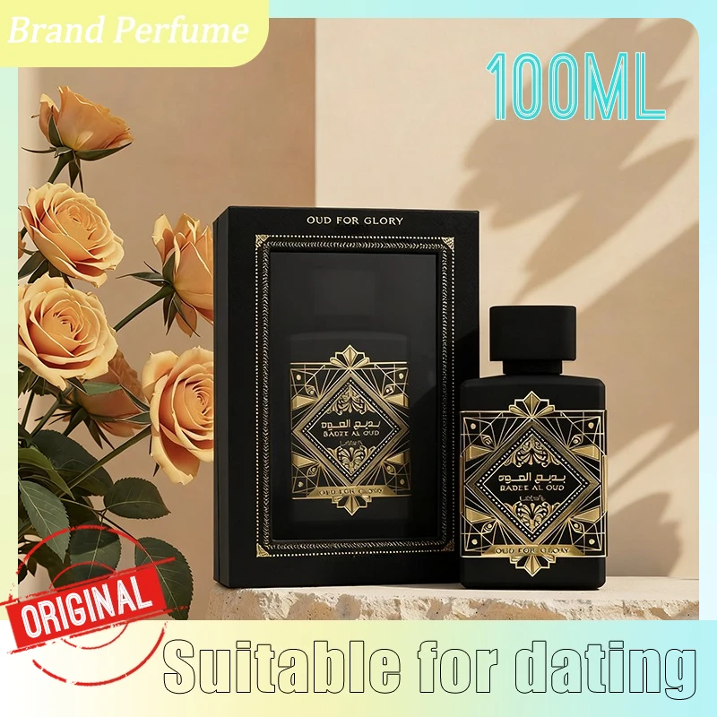 متعة فاخرة 100 مل عطر ذو علامة تجارية عالية الجودة من خشب الأبنوس الغني والأرز المنعش عطر يدوم طويلاً للجنسين