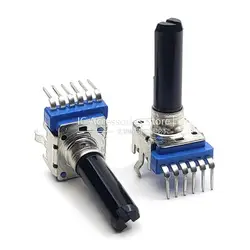 3PCS RK12 Tipo Doppio 6Pin B10K B20K B50K B100K B103 B203 B503 B104 Organo Elettronico Altoparlante Audio Potenziometro di Regolazione Del Volume