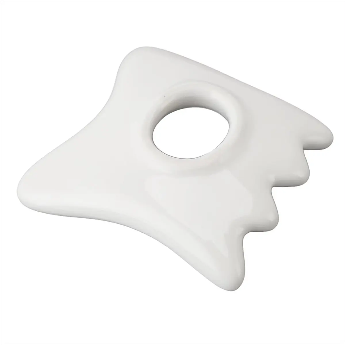 [NEW] Gua Sha Massage Tool Ceramic Scraping Board Muscle Relief Portable Skin Wrinkle for Shoulder