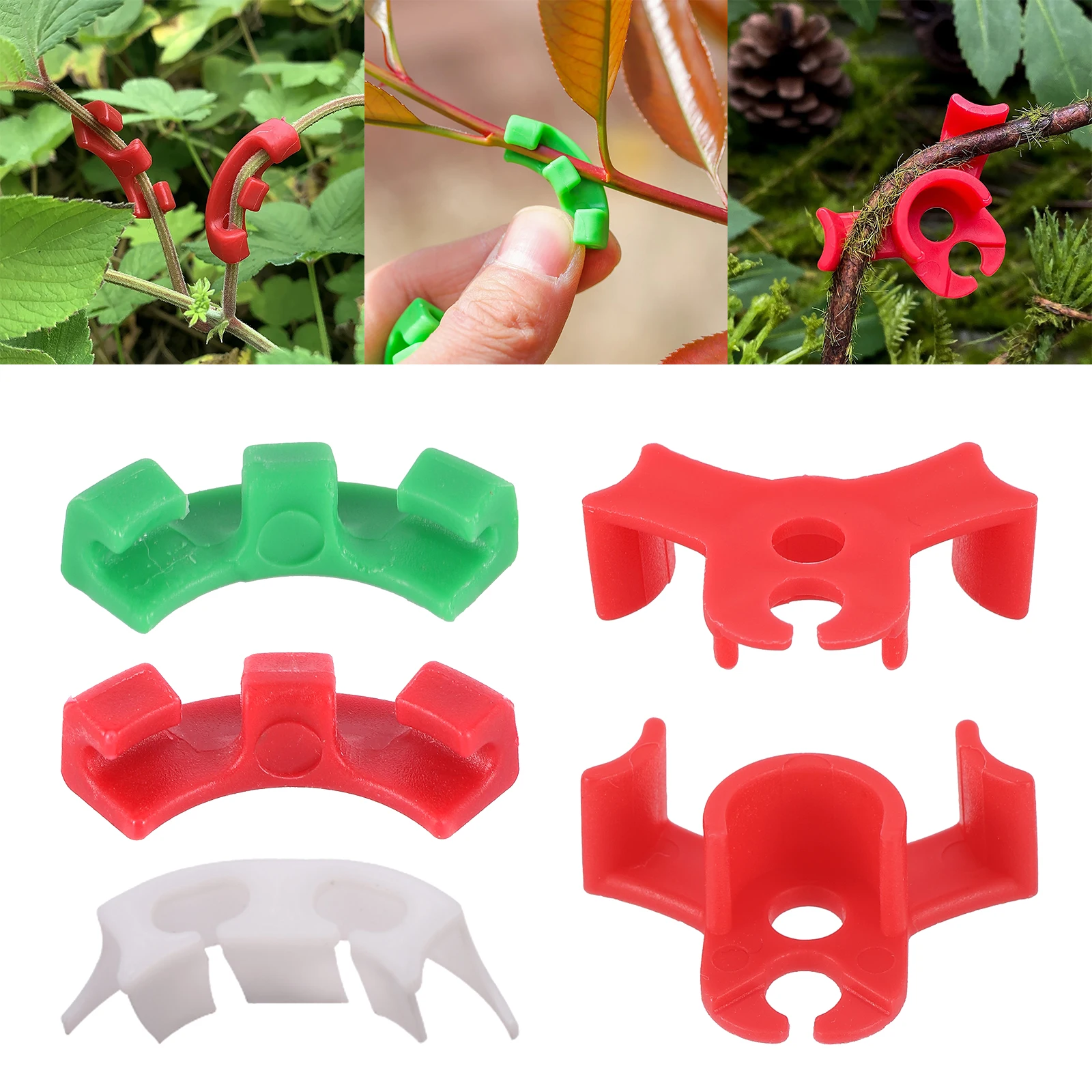 

10/20/50PCS Plant Stem Training Bending Clamps Branches Clips For For Low Stress Planting Plant Growth Manipulation Devices