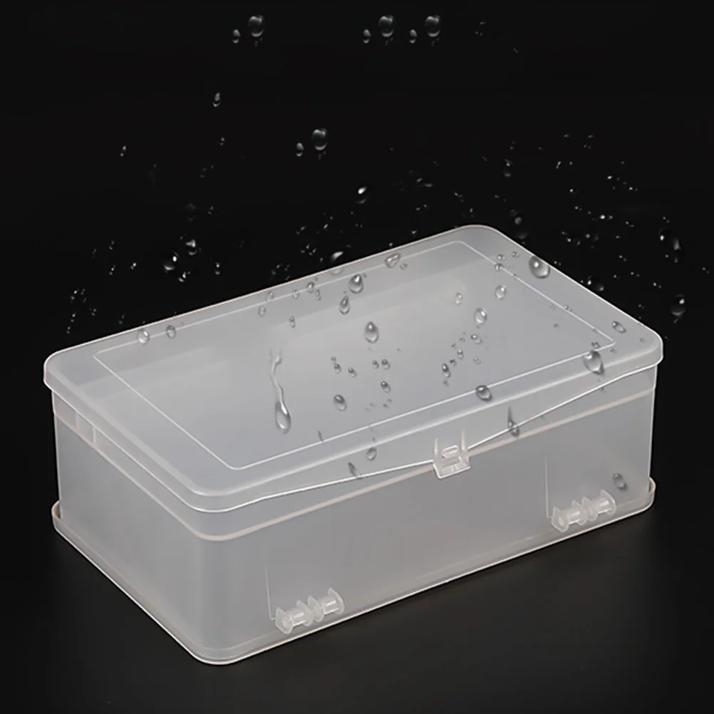 Caja de almacenamiento de herramientas para uñas de doble capa, soporte transparente, contenedor organizador, joyería para manicura, baratijas, almacenamiento de escritorio