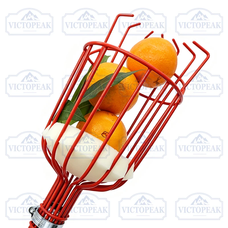 Metal Fruit Picker Head Without Pole For Fruit Collector Apple Citrus Pear Harvest Tool Orchard Garden Hand Tool