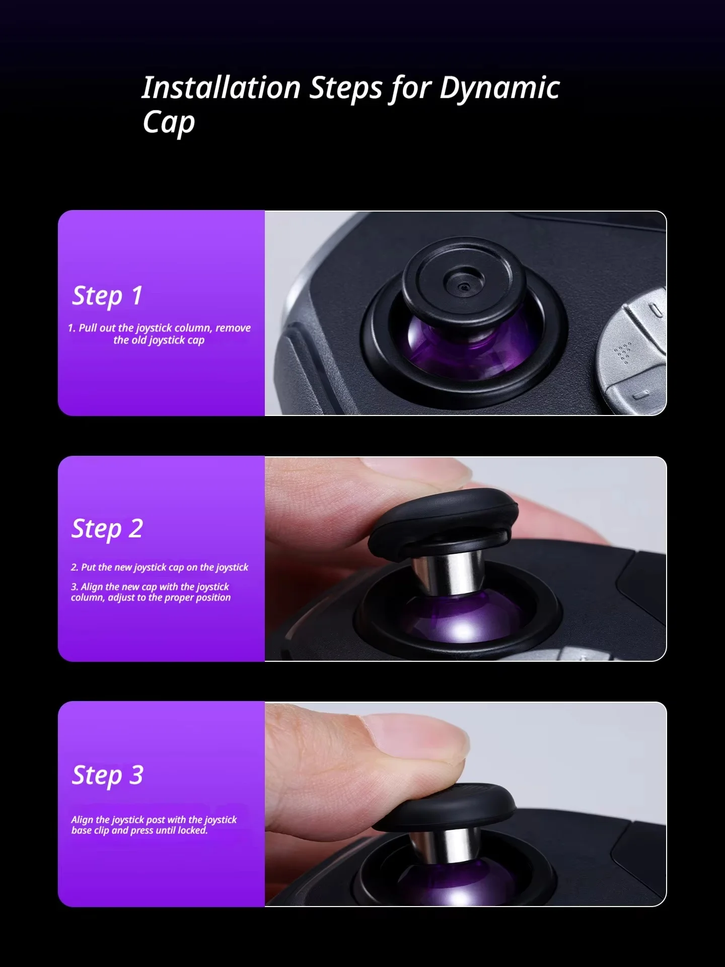 Leadjoy Saber Plus リードジョイMagic Cap No1付き LEADJOY Saber Plus Magic Cap No.1 No.2 Modular Joystick Caps Combo