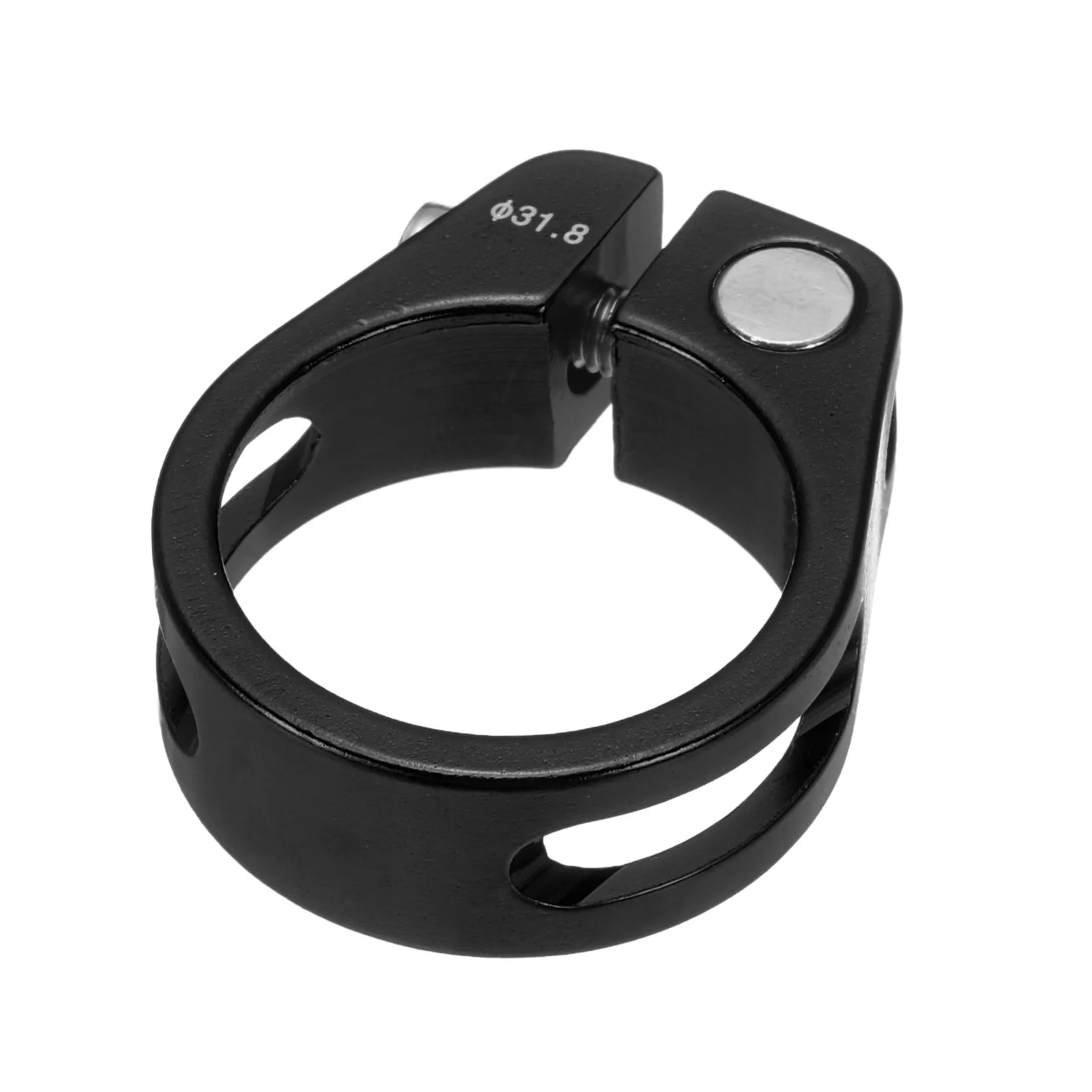 Uxcell 1/2pcs Bicycle Seatpost Clamp 31.8/34.9mm Seat Tube Clamp Road Mountain Bike Seat Tube Clip Aluminum Bike Seat Clamps