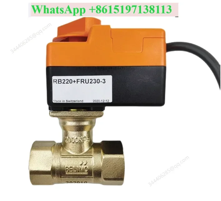 New Belimo electric two ventilation fan coil two-way valve RB220+FRU230-3+DN20 RB215+FRU230-3+DN15