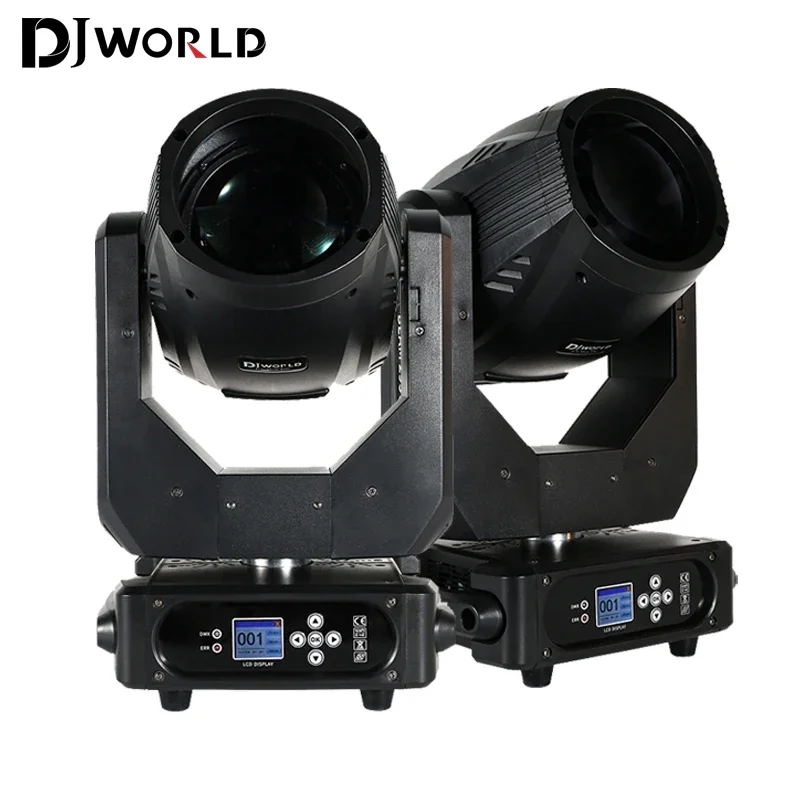 2pcs Button Version Beam 12R 295W Moving Head Lighting DMX 512 Lyre For Wedding Party Disco Club Bar Projector Dj Stage Light