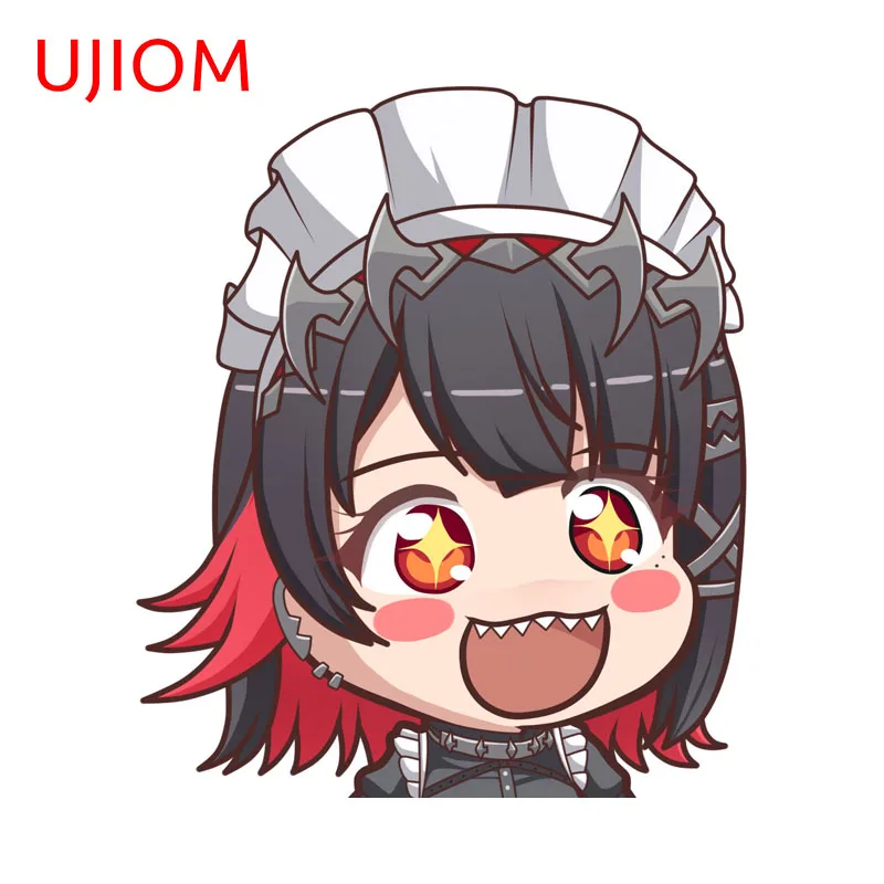 UJIOM Chibi Ellen Joe Game Wall Sticker Zenless Zone Zero Refrigerator Waterproof Vinyl Decal Fashion Kitchen Decor Accessories