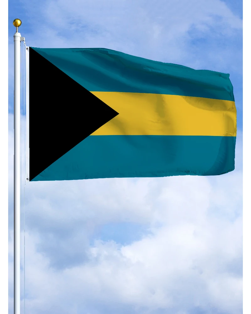 60×90 90x150 120×180CM Bahamas Bahama Emblem Flag Polyester Printed Banner Tapestry For Decor