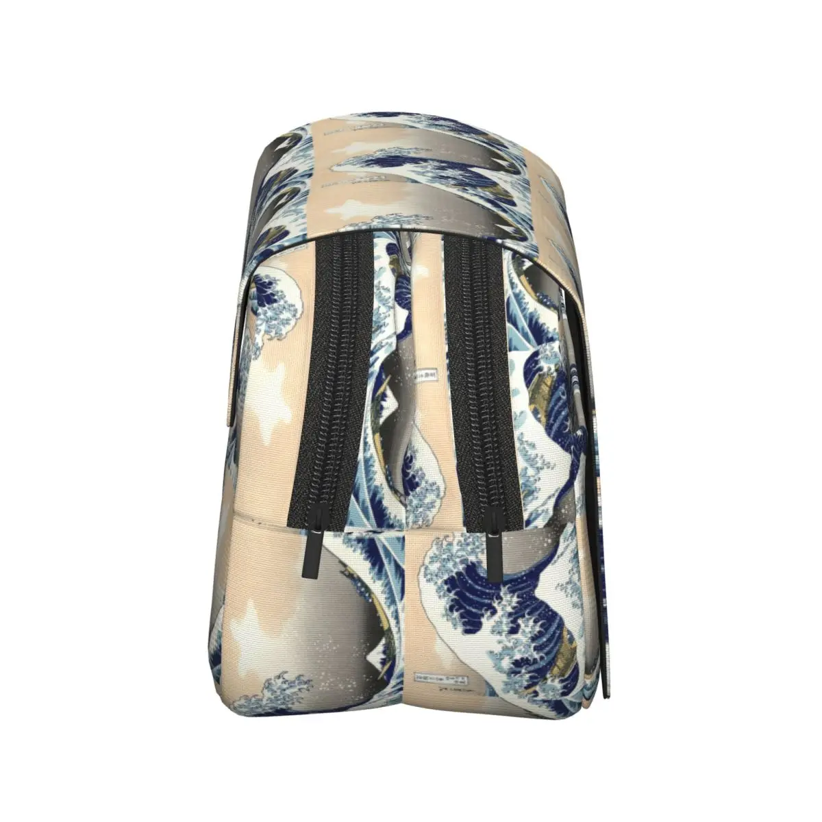 The Great Wave Off Kanagawa Hokusai Pencil Case Pen Holder Hard Shell Leather Large Capacity Pen Box Pencil Bag for Kids School